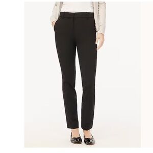 J Crew Factory Black Petite Trouser Pant Slim Fit Size 4